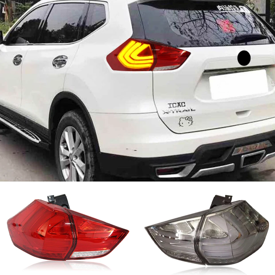 1 Sada zadných svetiel pre Nissan Rogue X-Trail XTRAIL 2014 2015 2016 2017 2018 2018 2019 LED TACK TACK LIGHT SIGNAL SIGMILA SIMPL