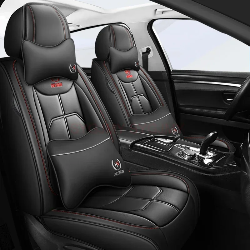 1 sedadlo PU kožené univerzálne autosedačky pre autosedačky pre VW Golf Passat CC Touran Touran Toug Toureg Touareg Phaeton T-ROC Interiérové ​​doplnky