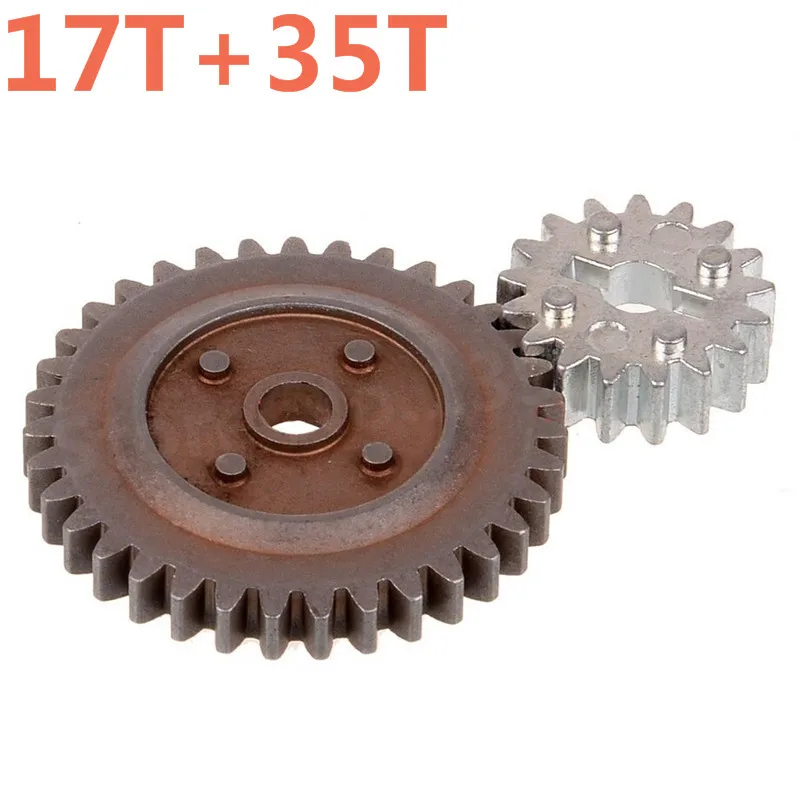 1 set 08033 Gear (35T) prevodový stupeň (17T) HSP 1/10. 4WDRC diaľkové ovládacie vozidlo Monster Truck 94188