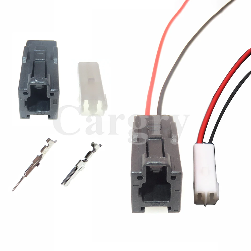 1 set 2p 6098-2803 6098-2541 AC Montážna auto Samská zástrčka ženská zásuvka automobilový drôt