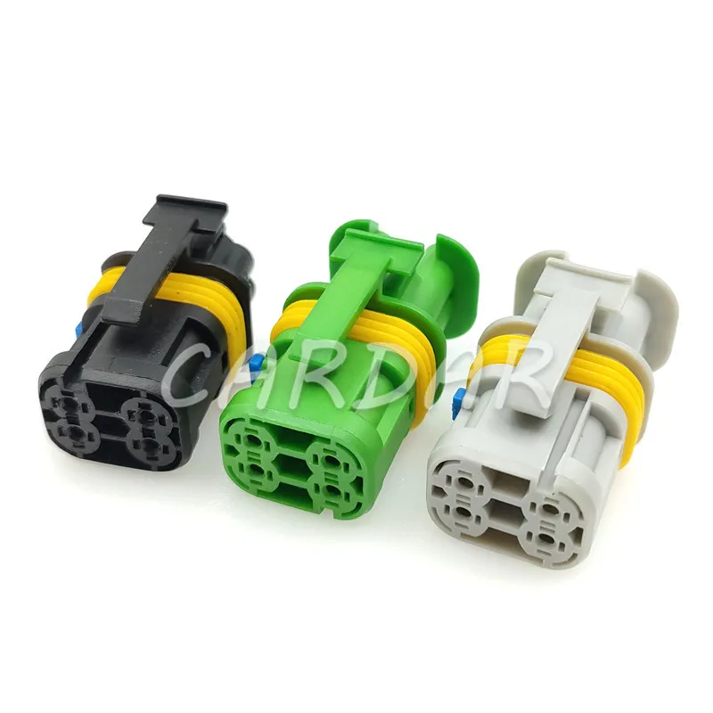 1 Set 4 PIN 18164.000.002 Automobilový konektor drôtu zväzku vodotesnej soketu striedavej zostavy pre auto pre auto