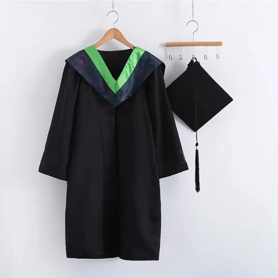 1 Set Academic Dress Polyester promócie Uniforma odolné jedinečné elegantné slávnostné promócie pre unisex pre unisex