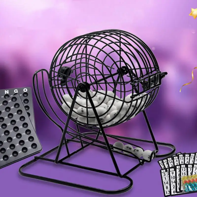 1 Set Bingo Lottery Machine Deluxe Lottery Ball Machine Game s čísla