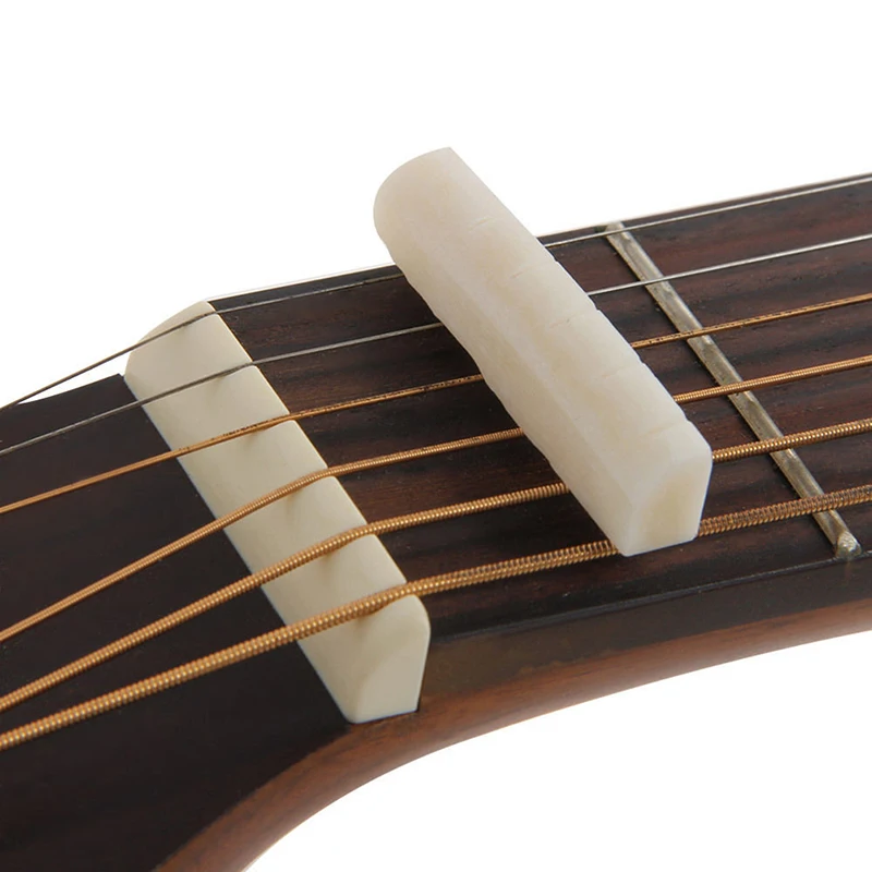 1 set gitarové kosti špendlíky Saddle Nut Ivory Akustic Pin Cattle LP Tailpiece Tremolo