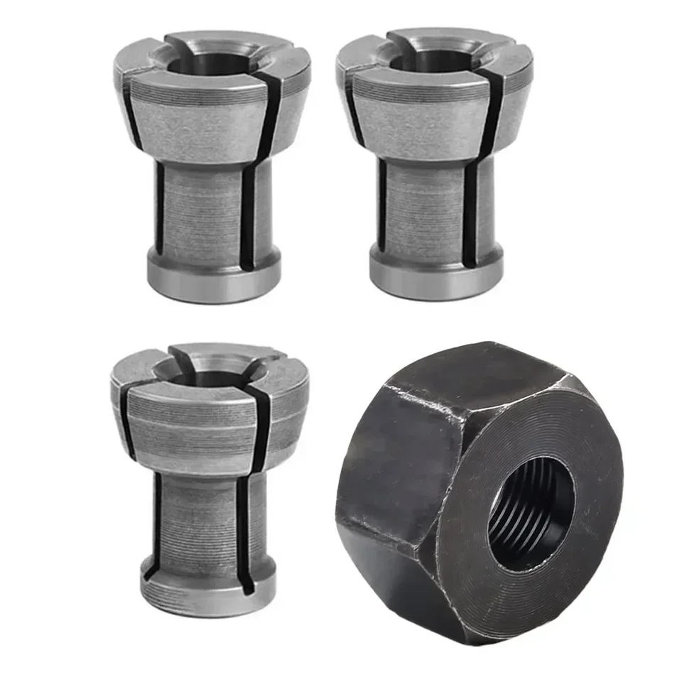 1 Set M17 6/6,35/8 mm Collet Chuck Adapter s matičkou gravírovanie orezávania Router Bit Collets