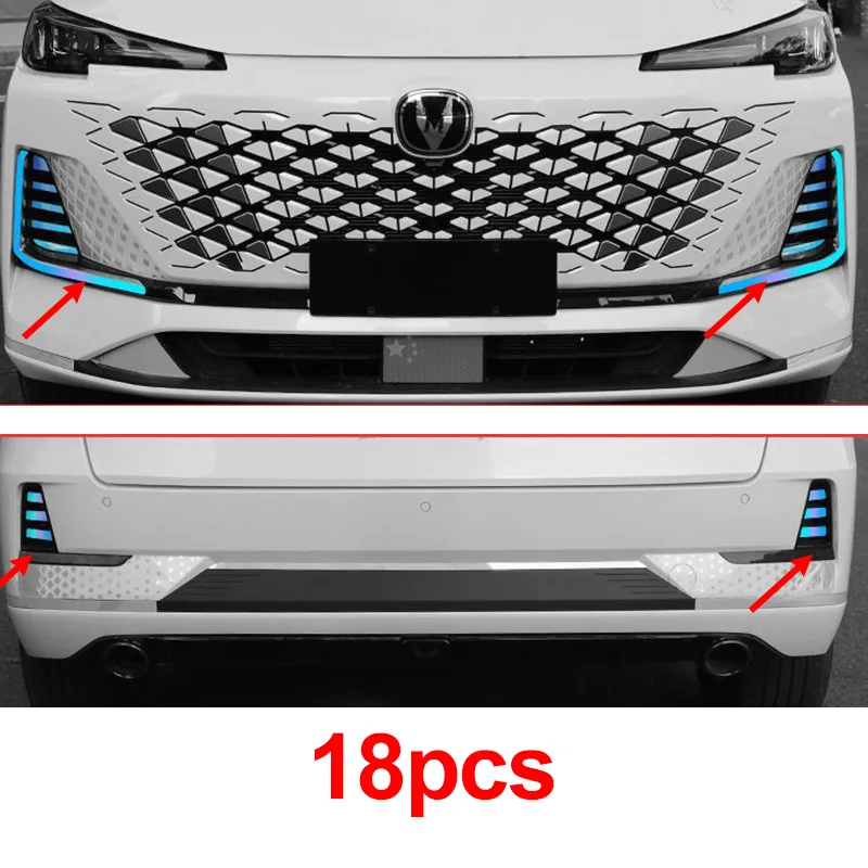 1 Set pre Changan CS55 plus 2024 (CS55Plus tretej generácie) dekoratívna nálepka