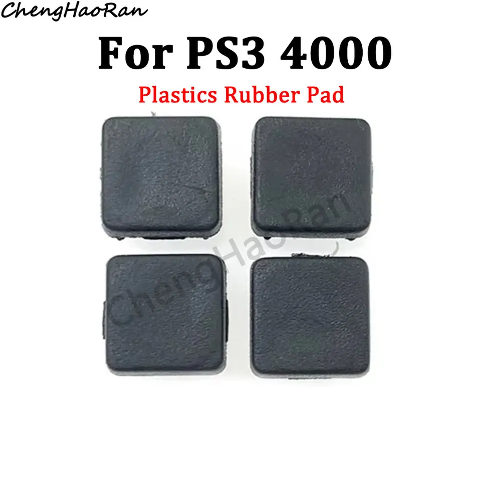 1 set pre PS3 Slim 4000 Gumer Feet for PlayStation3 Controller PS3 4K stopy plastové gombíkové skrutkové kryt