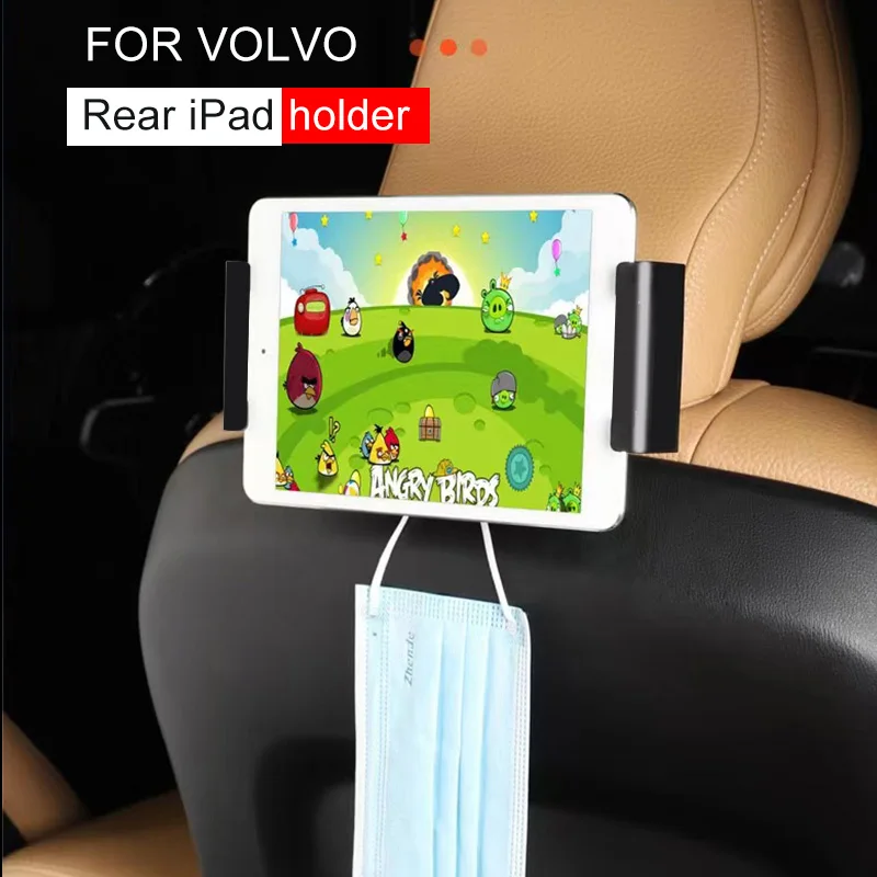 1 set pre Volvo XC60 XC90 S90 V90 S60 V60 V90CC V60CC XC40 C40 KARTA ZADNÉ SELENIE IPAD MOBILNÝ PLYT MOBILNÉHO DOPLNKA MONT A PRÍSLUŠENSTVO PRÍSLUŠNÍCTVO