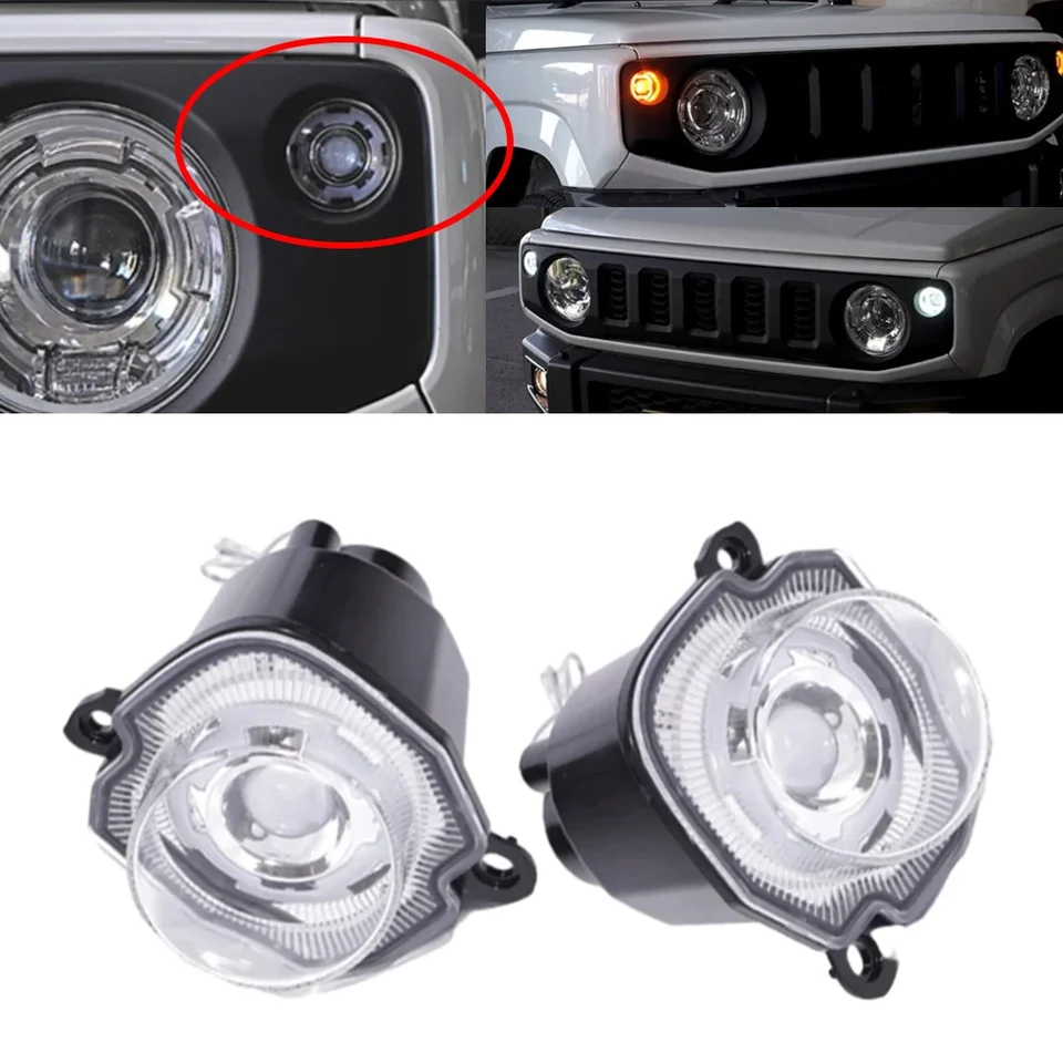 1 Set Signal Signal Signal Light Fog Light pre rok 2019 2020 Suzuki Jimny JB64 JB74W Amber White Head Marker Denné bežecké svetlo