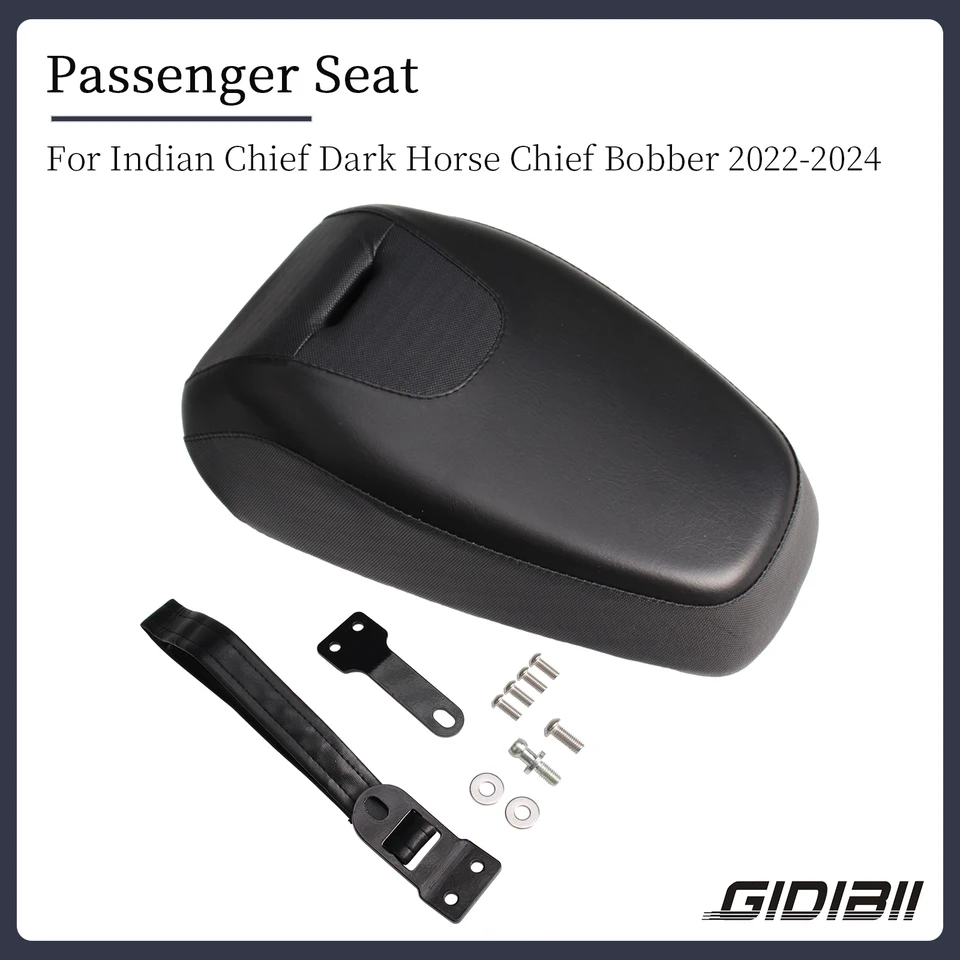 1 Set vankúš na zadné cestujúceho vankúša pre indického šéfa Dark Horse Bobber 2022 2023 2024 Motocyklové sedlo
