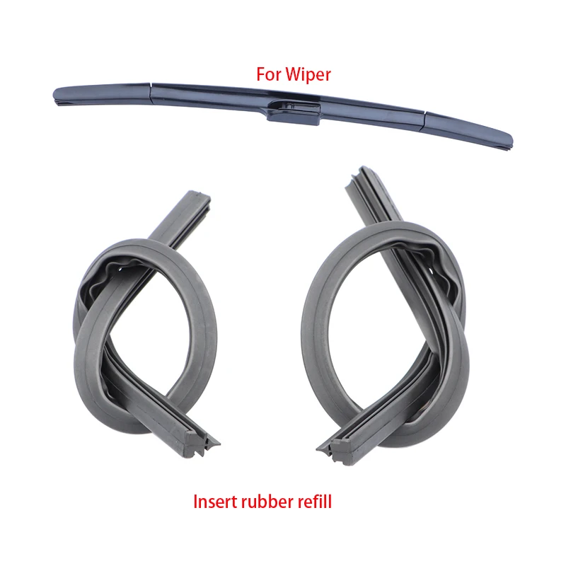 1 Set Wiper Refill Vložte gumový prúžok 10 mm široký pre stieračov Honda Accord Fit CRV Civic Civic Screen Wipers