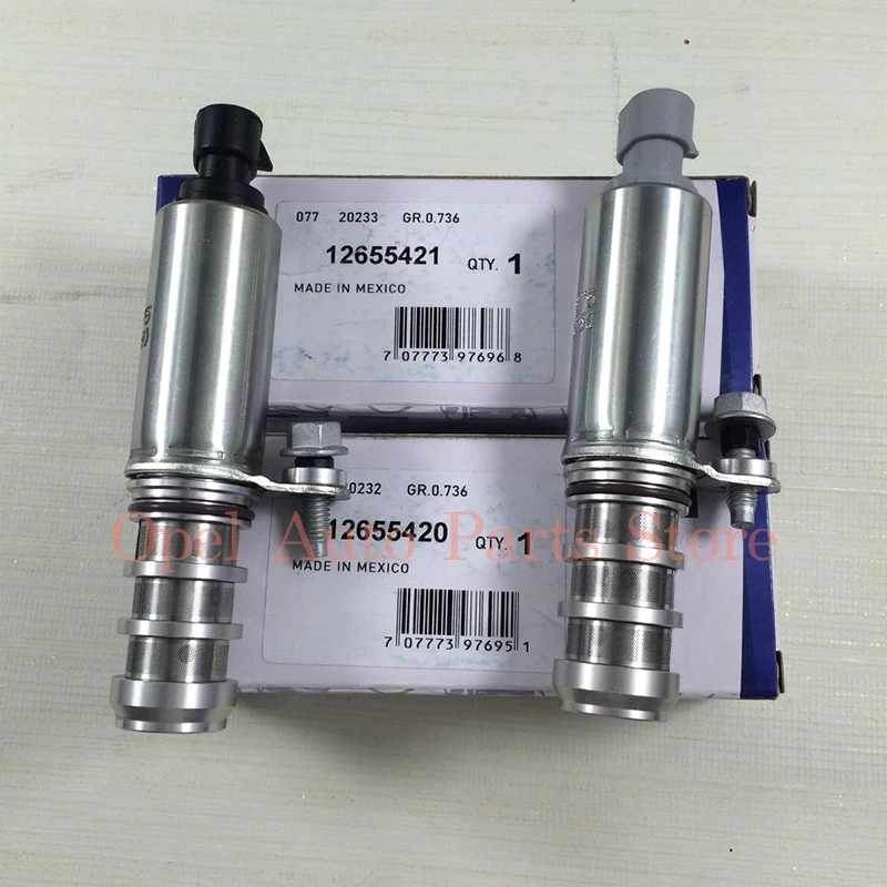 1 Solenoid s premenlivým reguláciou VVT VVT VVT Solenoid pre Chevrolet Malibu Captiva Pontiac GMC Opel Antara 12655420 12655421