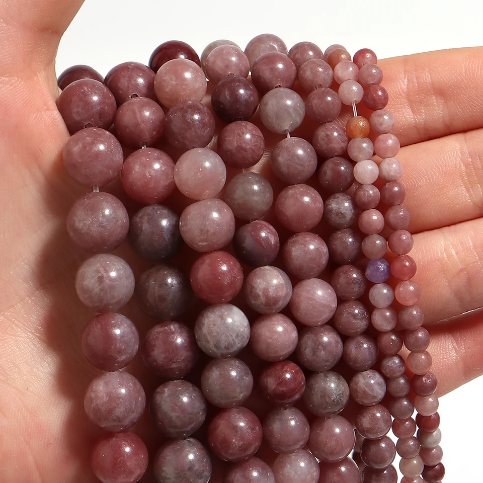 1 Strávky Strawberry Quartz Crystals Kamenné korálky voľné korálky Prírodný kameň Práľové korálky pre šperky výroby DIY Náramky Náramok