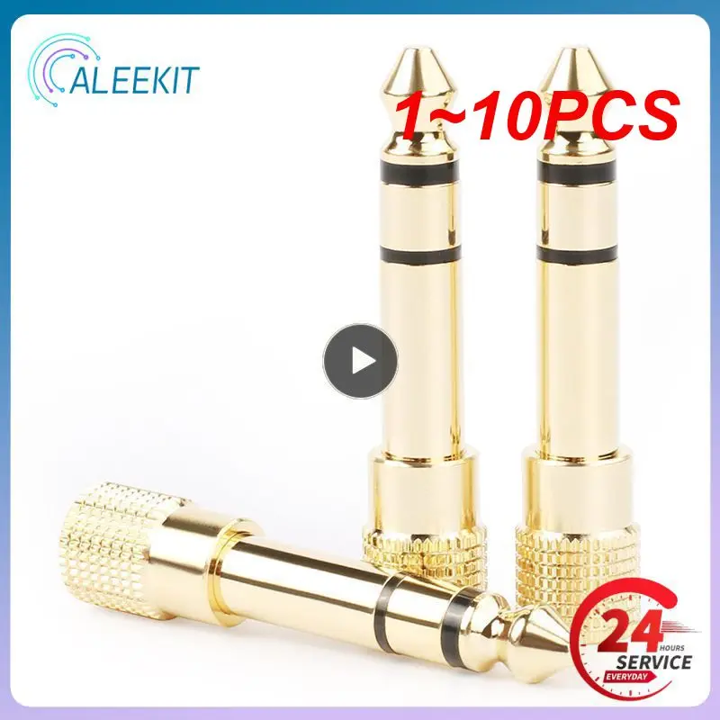 1 ~ 10ks Jack 6,5 mm mužská zástrčka do 3,5 mm prevodník pre konektor pre slúchadlá pre slúchadlá