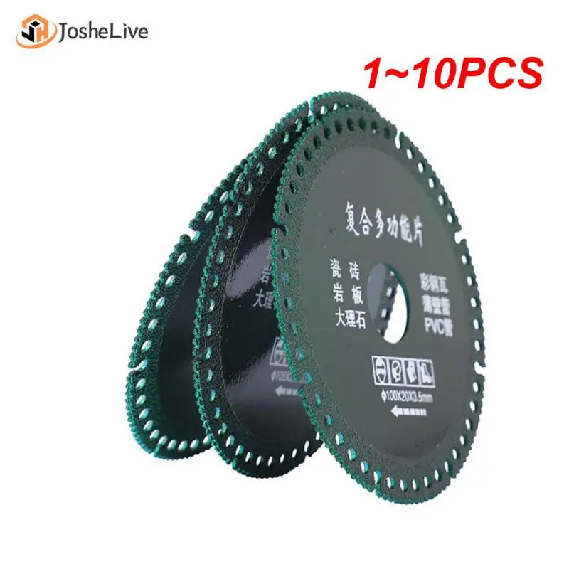 1 ~ 10ks kompozitné multifunkčné rezanie pílky 100 mm rezací disk keramické dlaždice Glass Glass PVC Rúrky rezanie čepele