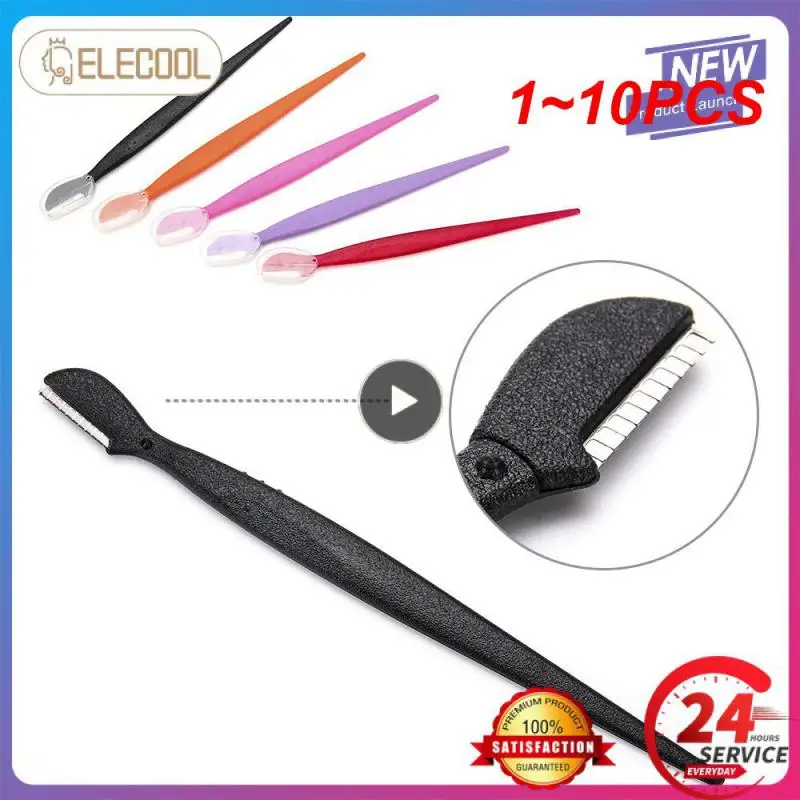 1 ~ 10ks Lot Lot Lot obočie Blade Tvarovanie nožov čepele Čepele vlasy Scrapper Shaver Žena Kozmetický make -up nástroje
