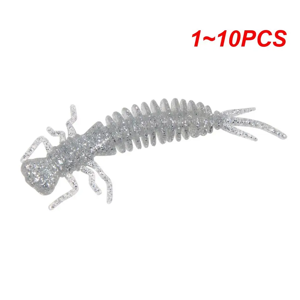 1 ~ 10ks Lot Wobblers Rybárske návnady larva mäkké návnady 55 mm 75 mm 100 mm plavky