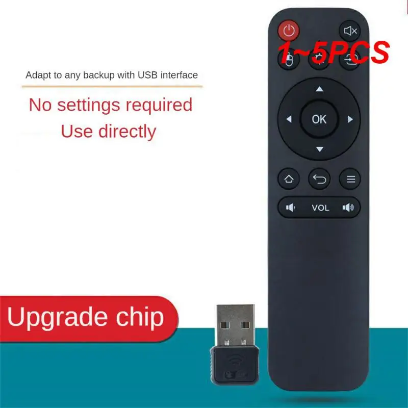 1 ~ 5ks BPR1S Plus BLE 5.0 Vzduchový hlasový diaľkový ovládací ovládací prvok 2.4 GHz Wireless diaľkový ovládač s Gyro pre Android TV Box / PC
