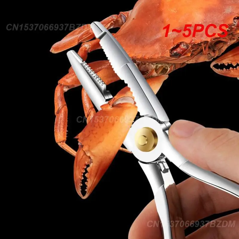 1 ~ 5ks Picking Crab Mäso je ľahké morské plody sada krabích sušienok Picks Spoons Set Kliešte z nehrdzavejúcej ocele Homáre