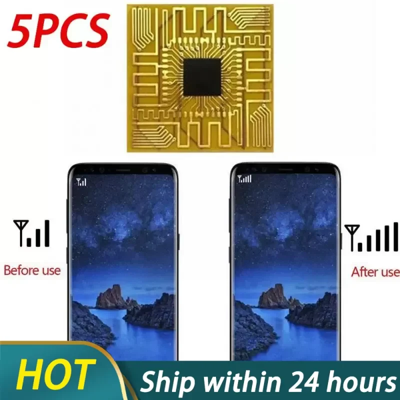 1 ~ 5ks priehľadné nálepky na posilňovač signálu Mobilný telefón Antény pre iPhone Samsung 5G 4G Univerzálny zosilňovač signálu