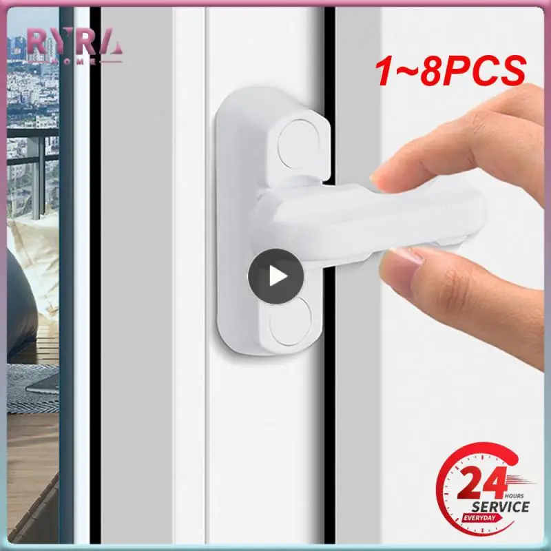 1 ~ 8pcs zliatina hliníkovej zliatiny dieťaťa Bezpečné bezpečnostné okno Dvere Dvere Sash Bezpečnostná páka Zamietnuť Sweep Sweep Security Dvere Výmena