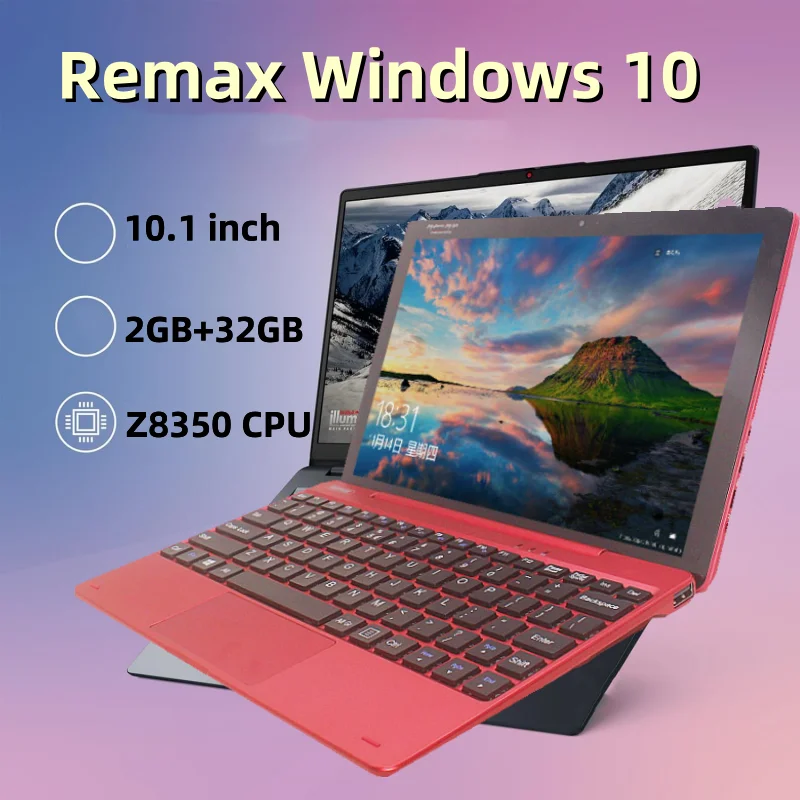 10,1 palca 64 bit RE101 Windows 10 Tablet PC Z8350 CPU 2 GB DDR RAM 32 GB ROM 1280 x 800 IPS HDMI kompatibilný s dvojitým fotoaparátom USB 3.0