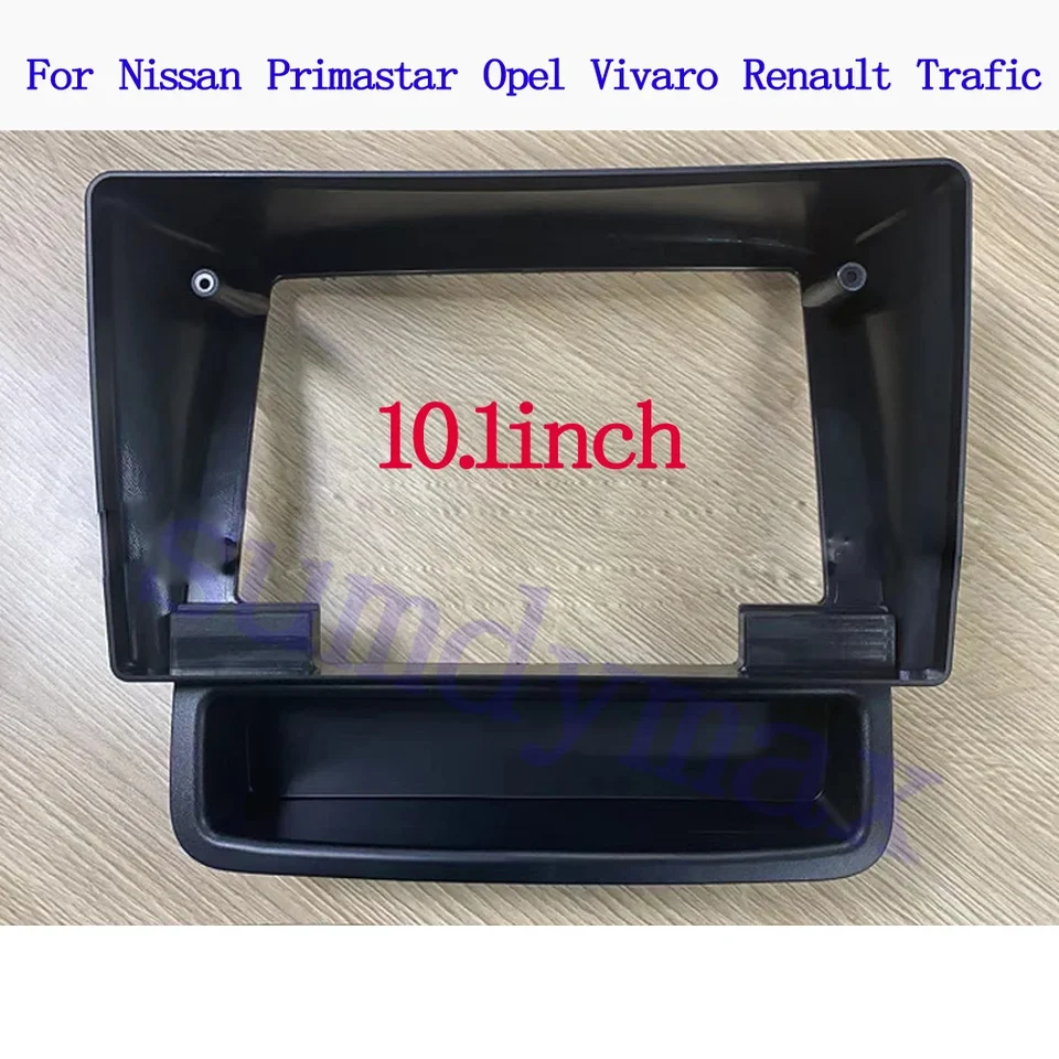 10,1 palca auto Stereo Radio Fascia Audio Inštalačná pomlčka Panel Adapter Frame pre Nissan Primastar Opel Vivaro Renault Trafic