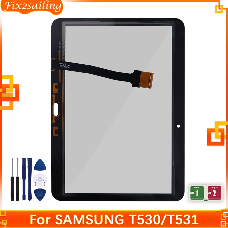 10,1 palca pre Samsung Galaxy Tab 4 LTE 3G T530 T531 T535 SM-T530 SM-T531 SM-T535 DIGITÁRNE DIGITIZERIZATION DIGITIZER s náradím s nástrojom