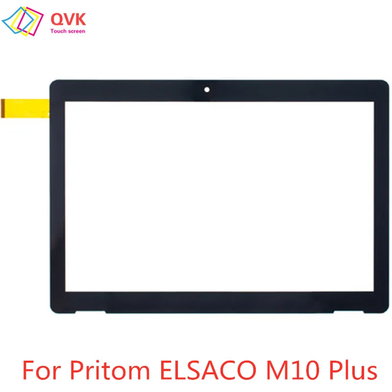 10,1 palca čierna pre Pritom Elsaco M10 plus tablet PC PC kapacitná dotyková obrazovka Digitalizátor Externý sklenený panel