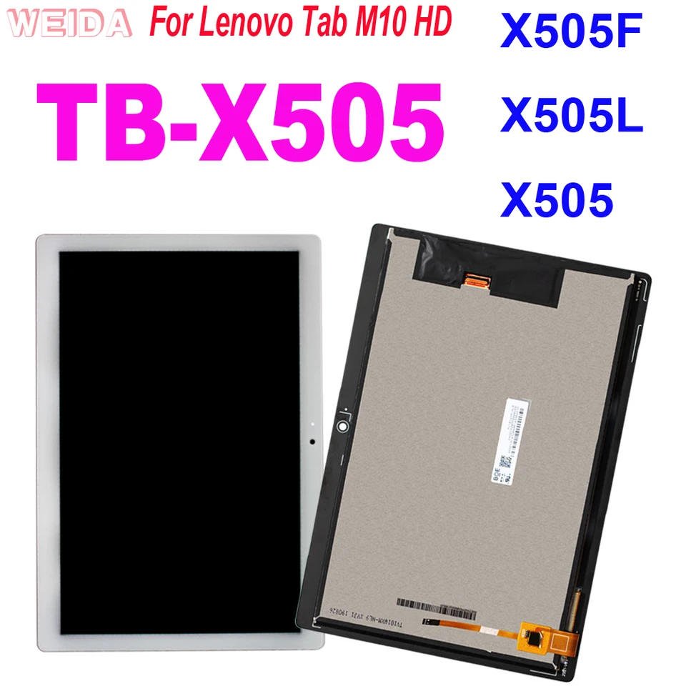 10.1 ”Pre tab lab M10 HD TB-X505 X505F TB-X505L X505 LCD DISPLEY DISPLET DIGITÁRE Zostava Zostava pre TB-X505 LCD