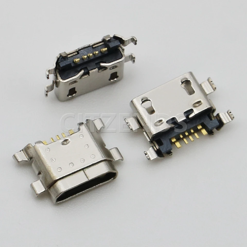 10-100ks Micro USB 5pin Jack nabíjací port konektor pre Vivo XPlay6 V5 Y67 Y69 Y71 Y75 Y79 Y81S Y83 Y85 Y91 Y93 Y97 X21S S1