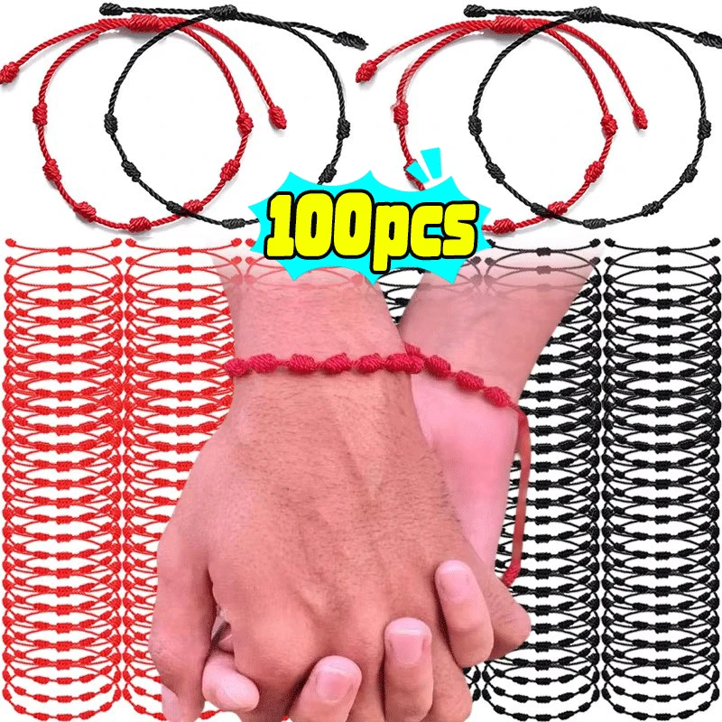 10-100ks červená reťazec 7 uzlov Náhrať