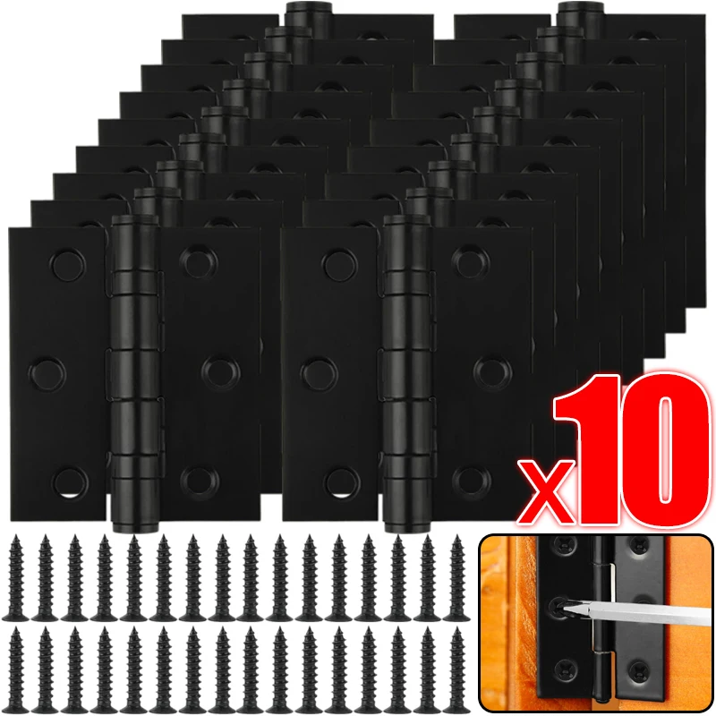 10/11ks 2 palcové dverové závesy z nehrdzavejúcej ocele ploché pánty okenné skrinky Hinges Dvere Connector Bookcise Drevená škatuľka nábytok Hardware