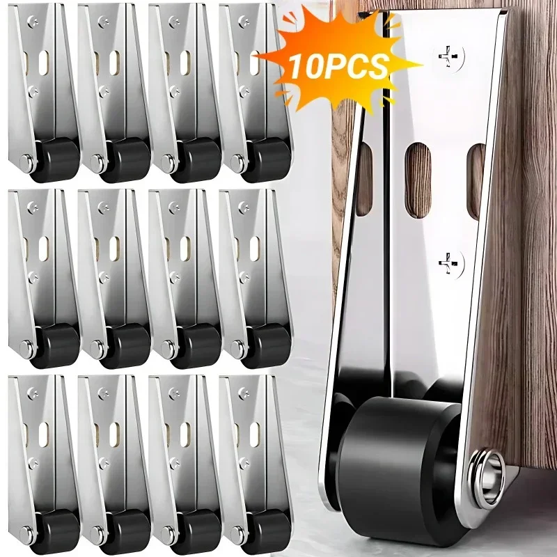 10/11ks nábytok Caster Universal Posuvné dvere vodiace koleso Mini tichý valček