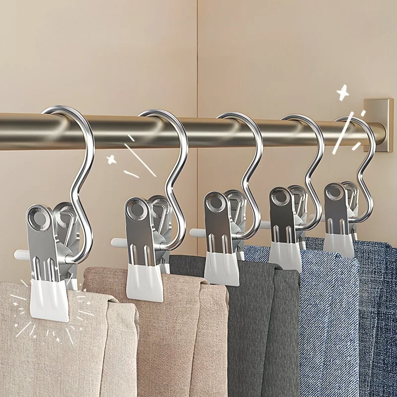 10/11pc z nehrdzavejúcej ocele Clothespins Práčovňa s kolík