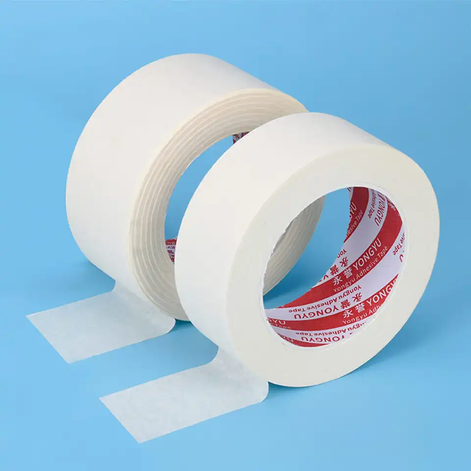 10/15/20/25/30/35/40/50 mm maskovacia páska Biela farebná tesnenie Self Adhesive Tape Painting Auta