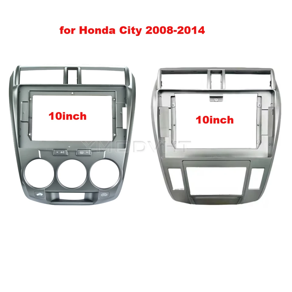 10,1inch Car Auto Radio Fascia pre Honda City 2008 2009 2010 2012 2012-2014 DVD stereofónne dosky Montážny prístrojový prístroj Inštalácia rámu Ráb