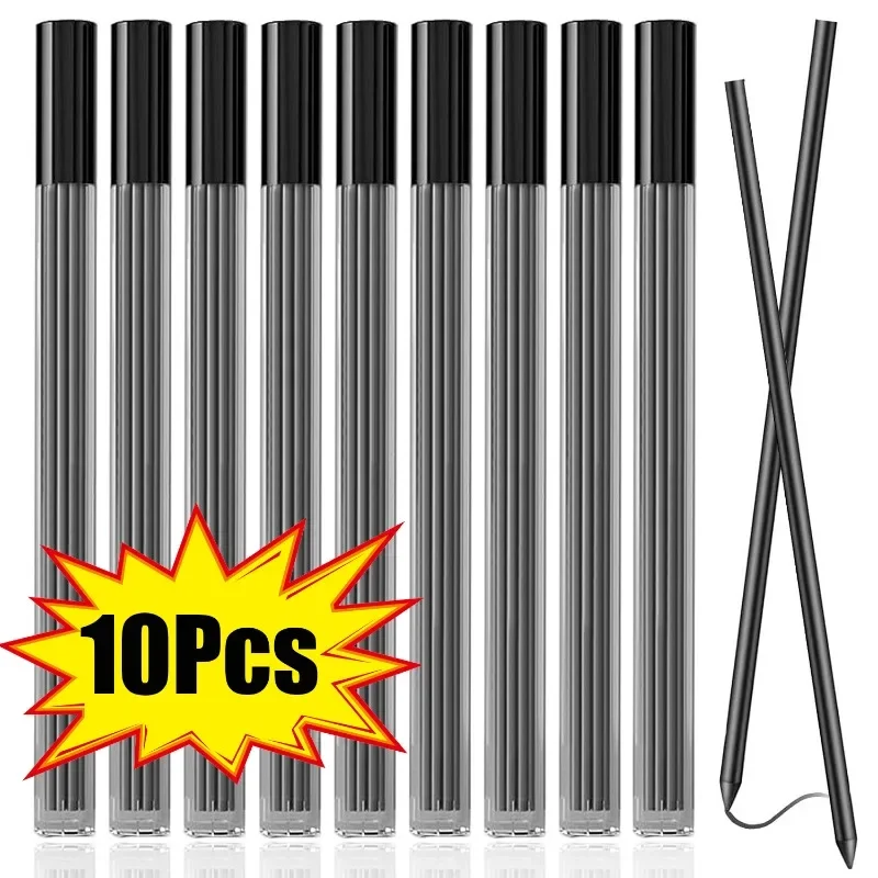 10-1pcs 2,0 mm mechanické doplňovanie ceruzky HB Break odolné proti olovenému doplňovaniu Sada nákresov kreslenie ceruzka Vodiče školských kancelárskych potrieb