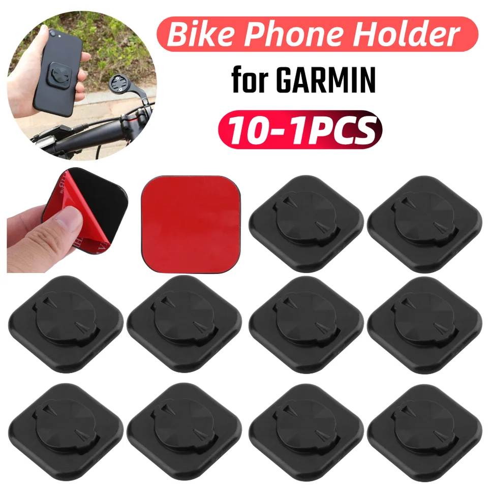 10-1pcs Bicycle Mobile Phone Držiak držiak stopky bicykel držiak počítača zadné tlačidlo Paste adaptér pre garmin