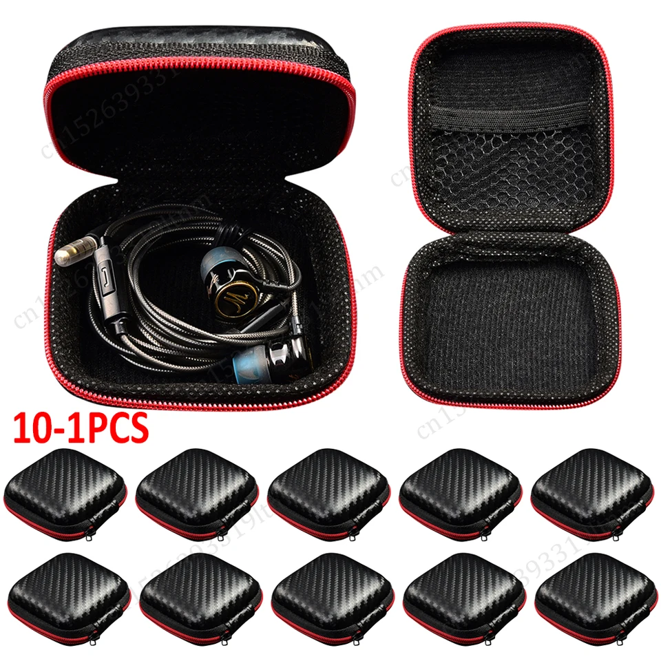 10-1pcs EVA Hard Shell Serphone nabíjanie káblovej skrinky pre KZ QKZ Dátový kábel pre prenosné u disk Organizátor U Disk