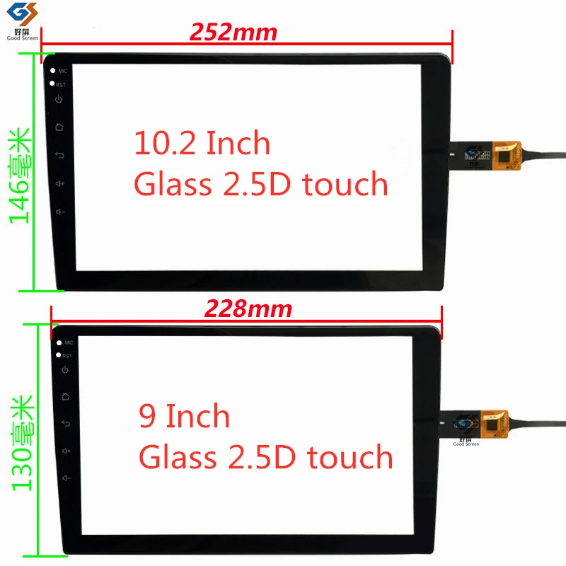 10,2/9 palcové sklo pre KingBeats K2 Plus GPS Car Radio Multimedia Video Player Navigation DVD DVD