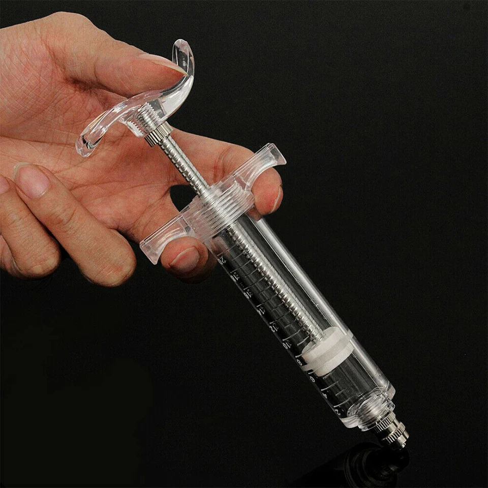 10/20/30/50/100 ml veterinárna plastová oceľová striekačka jemná injekčná striekačka náradie pre domáce zvieratá Parrot Parrot