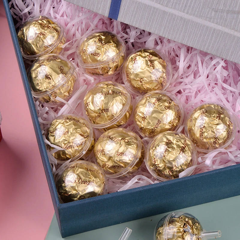 10/20/30/50ks čokoládová škatuľka Hľuzovky Kvetina Candy Box Bytice Chocolate Držiteľ guľôčkového držiaka Púzdro Valentín