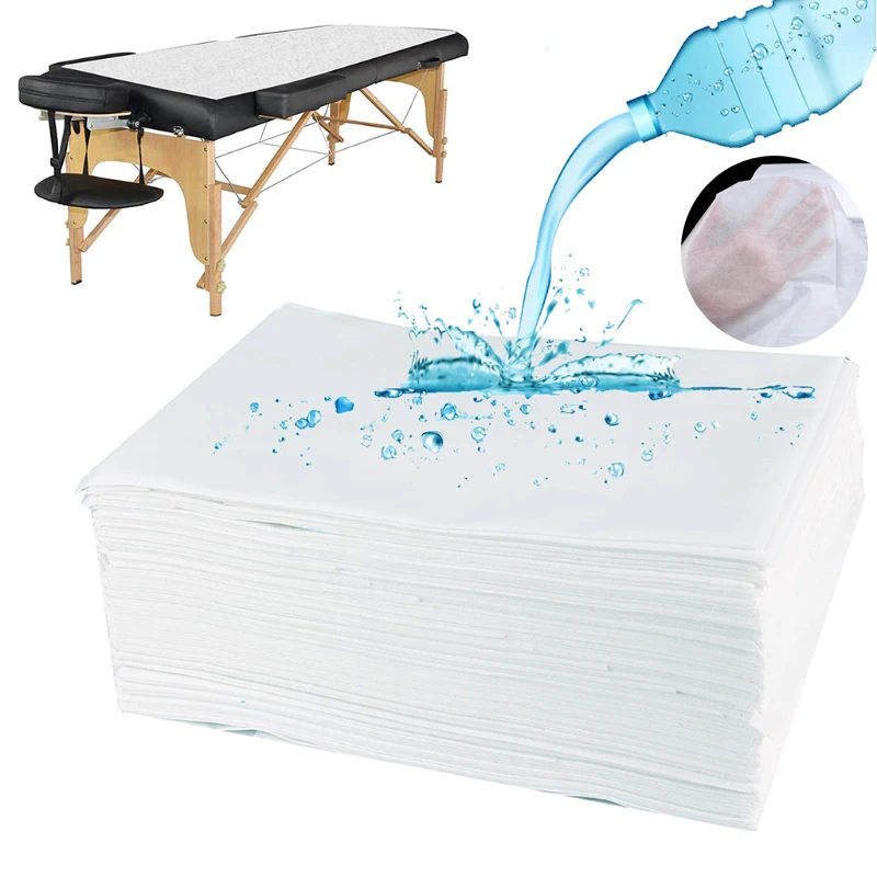 10/20/30 Listy jednorazové kúpeľné masážové listy 80x180 Non Woven Bed Cover Tattoo Hotoo Kozmickú obchodnú cestovnú cestovnú spotrebný materiál