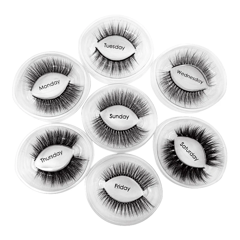 10/20/30 páry Veľkoobchod Mink Ryelash Natural 3D False Ri rias make -up riasy predlžovanie predlžovania faux cils nadýchané falošné riasy vo veľkom