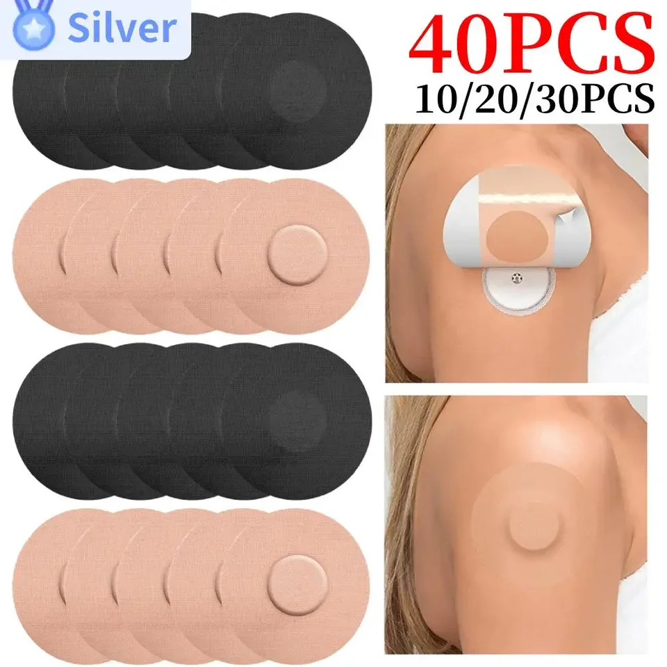 10/20/30ks freestyle Libre Patches Sports Sensor Stickers Priedušné nepremokavé lepidlá