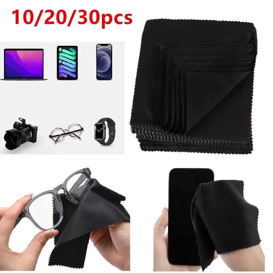 10/20/30ks handrička mikrovlákna pre notebook PC počítač TV TV fotoaparát Objektív mobilného telefónu Čistenie čističa okuliarov