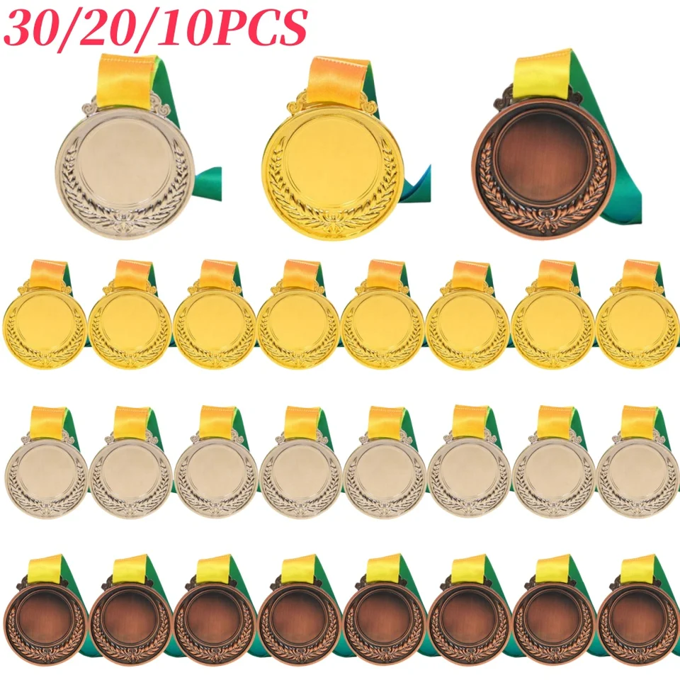 10/20/30ks Winner Award Medail s Gold Silver Bronze Award Gold Silver Bronze Round For School Sport Suvenír