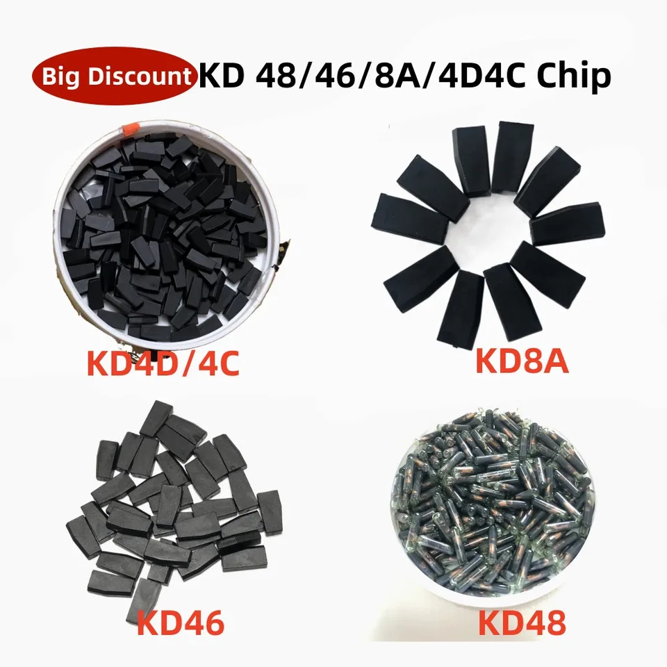 10 20 50 100ks keydiy kd4d KD46 KD48 KD 8a H ID4C ID4D ID46 4C 4D G ID48 KOPIKOVANÝ ČIP PRE KD-X2 KD X2 Kľúčový programátor