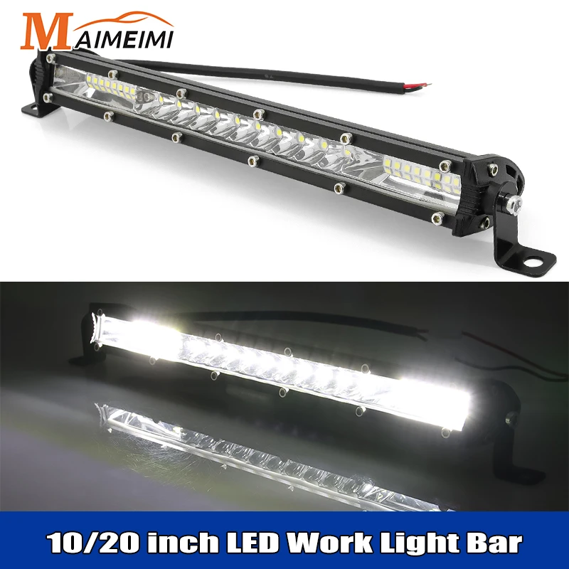 10/20 palca LED svetlo LED LED dióda LED Pracovné svetlá 12v 24 V povodňový lúč Hnacie žiarovky pre hmlu pre džípový príves trúče 4x4 Offroad 4x4
